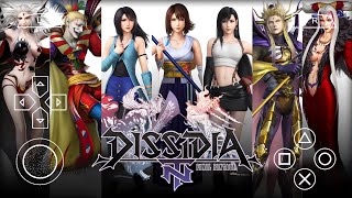 DISSIDIA FINAL FANTASY NT FREE EDITION PPSSPP  HD TEXTURE MOD 2023 [upl. by Jamey]