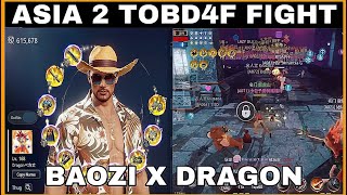 Mir4Ted and Dragon team vs BAOZI and Butcher team  Asia 2 TOBD4F fight  hof vs ff [upl. by Eiznikam]