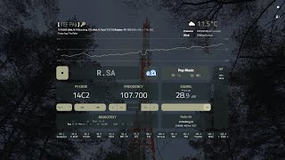 FM DX RSA 1077  DE 2kW401km RDS [upl. by Kacy]