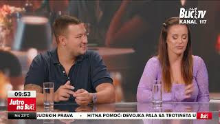 Uroš Živković Višnja je sigurna u uspeh naše pesme  Jutro na Blic  BLIC TV [upl. by Normand286]