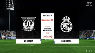 EA SPORTS FC 25 CD Leganes vs Real Madrid [upl. by Roosnam]