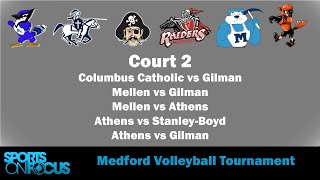 Court 2  Medford Volleyball Invite [upl. by Iglesias228]