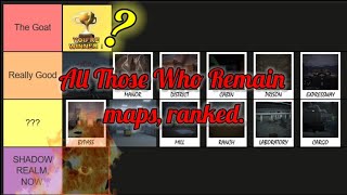 Ranking EVERY Map in Those Who Remain [upl. by Marja]