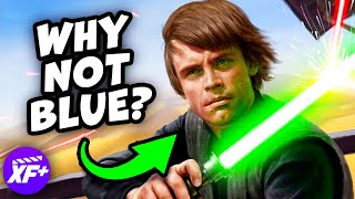 Why Was Luke’s Lightsaber Green in Return of the Jedi 🟢 shorts starwars [upl. by Glaab]