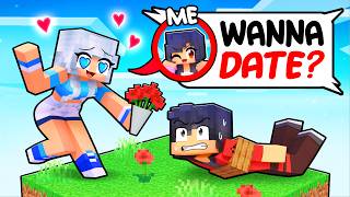 DATING as a CRAZY FAN GIRL in Minecraft [upl. by Tezile235]