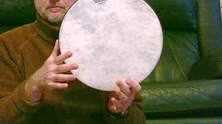 REMO 12quot Fiberskyn Frame Drum [upl. by Nohsar]