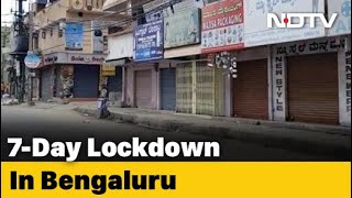 Bengaluru Lockdown Bengaluru Is Lockdown City Once Again  COVID19 News [upl. by Nahgen]