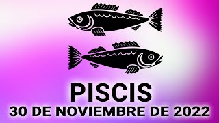 😎𝐕𝐀𝐒 𝐀 𝐑𝐄𝐂𝐈𝐁𝐈𝐑 𝐋𝐀 𝐏𝐑𝐎𝐏𝐔𝐄𝐒𝐓𝐀 𝐐𝐔𝐄 𝐐𝐔𝐄𝐑Í𝐀𝐒✨Piscis♓ 30 de noviembre de 2022 Horóscopo de hoyTarot [upl. by Asinet]