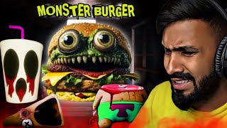 DONOT ENTER MONSTER BURG RESTAURANT  MONSTER BURG HORROR GAME FULL GP [upl. by Aserat]