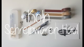 Schreibwaren Haul  Köln [upl. by Pasadis]