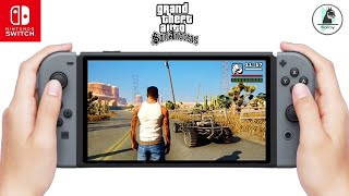 GTA San Andreas PARA NINTENDO SWITCH Ep1 [upl. by Noek]