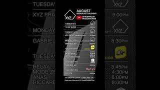 August 2024  Broadcast Calendar XYZCreativeCenter [upl. by Anaehr949]