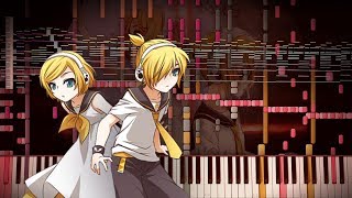 Synthesia Vocaloid  AntiChlorobenzene  アンチクロロベンゼン  Kagamine Rin  15000 Notes  Black MIDI [upl. by Noyart365]