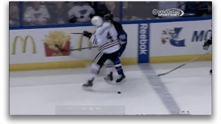 Niklas Hjalmarsson Annihilates David Backes [upl. by Eluj]