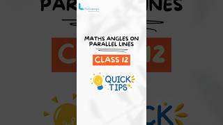 Parallel Lines  quick tips maths shortsfeed [upl. by Getter241]