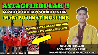 GOLDIAN SIMBOLON BOCAH NGAKU PENDETA P3NI5TA MARGA BATAK [upl. by Nairb285]