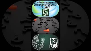 Tutoríal ¿Cómo saber cuántas semanas COTIZADAS tengo en el IMSS [upl. by Ennayd854]