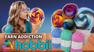 Yarn Addiction HOBBII Carnival Yarn Review I Got ISSUES [upl. by Munniks245]