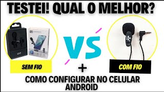 TESTEI 🚨 microfone de lapela com fio  como configurar [upl. by Silvio]