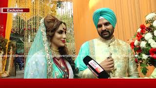 Exclusive Yuvraj amp Mansi Marriage  First interview After ਅਨੰਦ ਕਾਰਜ Ceremony  Dainik Savera [upl. by Riek]