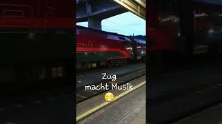 Zug macht Musik dir Tonleiter des ES64 U2 von Siemens als ÖBB 1116 [upl. by Niwrehs]