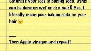 How To Do a Clarifying Rinse For Locs Apple Cider Vinegaramp Baking Soda Rinse [upl. by Zednanref]