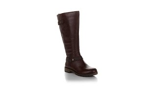 Naturalizer quotTanitaquot Leather Tall Boot Wide Shaft [upl. by Whitehurst530]