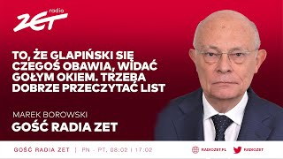 Gość Radia ZET  Marek Borowski [upl. by Nawyt22]