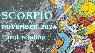 Scorpio  Tarot Reading – November 2024 [upl. by Lehacim]