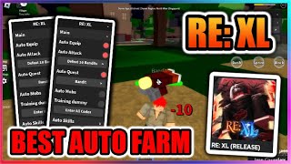 🎉 RELEASE RE XL Script  Auto Quest  Auto Mobs  Get All Codes [upl. by Ymmij]