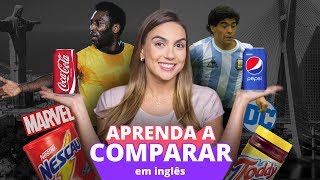 Como fazer comparações em inglês [upl. by Ldnek]