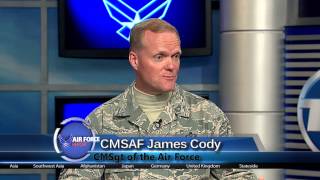 Air Force Report Chief Chat  The CMSAF answered questions from Airmen [upl. by Crispas]