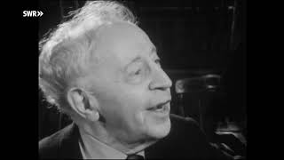 Arthur Rubinstein explains why he will never perform in Germany again 1965 [upl. by Gruber]