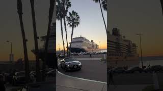 Cruise ship leaving for 17 Day Hawaii cruise [upl. by Kinsler496]