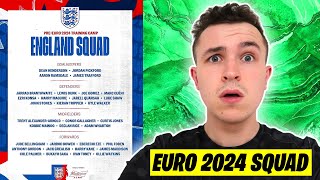 WHARTON IN RASHFORD OUT  GARETH SOUTHGATE ANNOUNCES ENGLANDS EURO 2024 PROVISIONAL SQUAD [upl. by Herates]