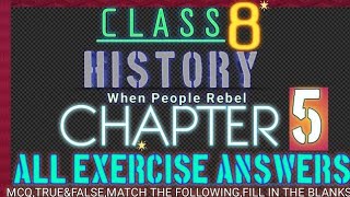 Class 8 History Chapter 5 Questions and Answers [upl. by Pardew224]