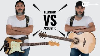 Guitar Solos  ACOUSTIC vs ELECTRIC Part 2 [upl. by Colwen]