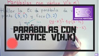 Ecuación de la Parábola  parábolas con vértice Vhk  Geometría Analítica [upl. by Acimad896]