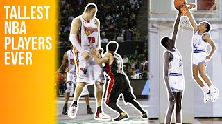 TOP 10 TALLEST NBA PLAYERS EVER [upl. by Llednahs380]