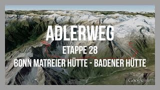 Adlerweg Osttirol Etappe 28  Bonn Matreier Hütte  Badener Hütte  Wandern Tirol  GPSTrack [upl. by Assilram]