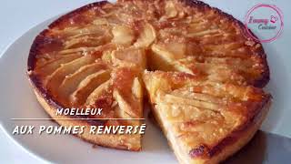 Moelleux renversé aux pommes 🍎 🍏 Ultra rapide et facile [upl. by Llenil]