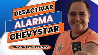 🖐😁 Como DESACTIVAR Alarma Chevrolet AVEO Chevystar SIN CONTROL de Alarma 👽 [upl. by Haida199]