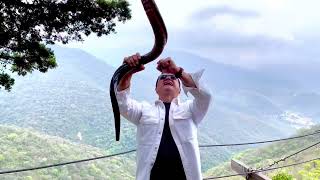 SHOFAR  proclamando a JESUCRISTO salmodiando remolineando fernel Monroy  Guatemala [upl. by Wenger]