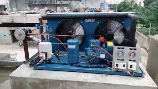 Frascold make air cooled condensing unit [upl. by Ahsinauj]