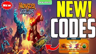 NEW UPDATE ALL Working CODES Monster Legends in 2024  Monster Legends Codes  ML CODES [upl. by Ynohtnacram145]