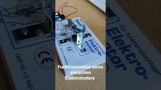 Funktionsweise eines einfachen Elektromotors erklärt elektromotor elektrotechnikpodcast [upl. by Lyndsie]