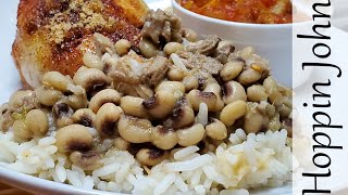 Blackeyed Pea Hoppin John A Simple Country Recipe [upl. by Orthman412]