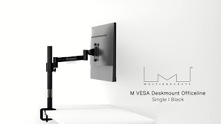 M VESA Deskmount Officeline Single I Installation video [upl. by Mcgurn]