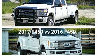 2017 F450 Platinum VS My 2016 F450 Platinum Which is better [upl. by Marcelo]