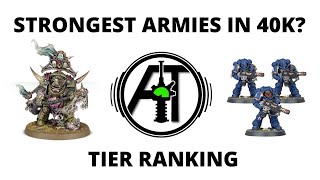 Strongest Armies in 40K 9th Edition A Tier Ranking of the Best Armies [upl. by Seem]